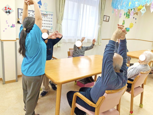 普段の様子（体操）