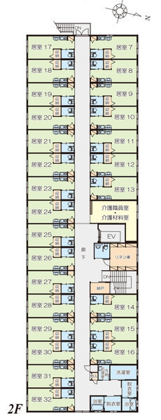 施設内間取2F